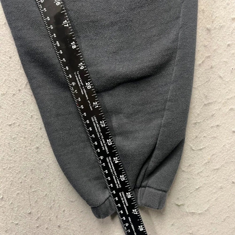 Jordan Mens Fleece Jogger Sweatpants Black Embroidered Logo Size Large 1781